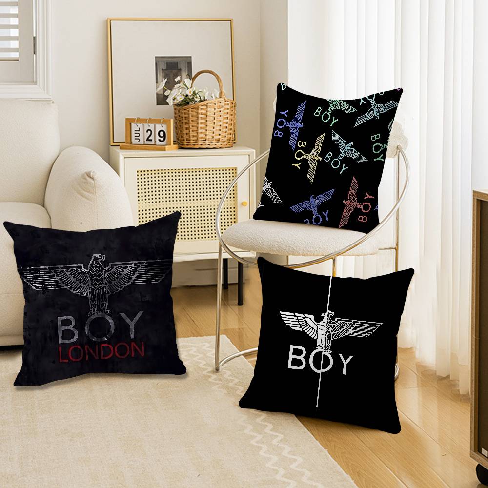 Home Textiles London - أغطية وسائد كلاسيكية بشعار B-Boy L-London،