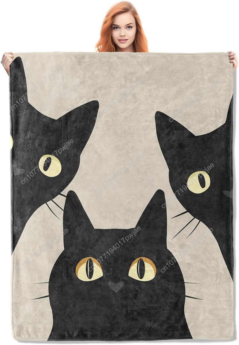 Home Textiles Blanket - مضحك القط بطانية هدايا للنساء الفتيات