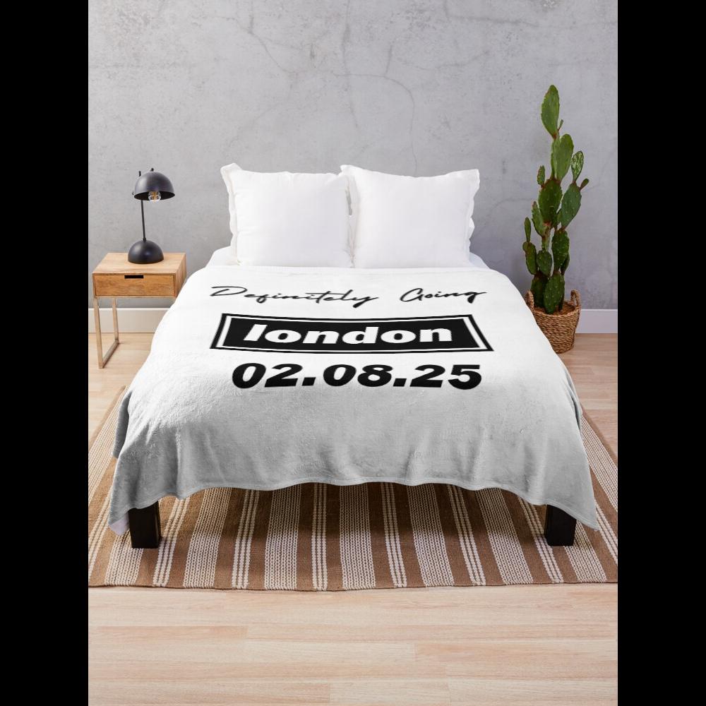 Home Textiles London - بطانية رمي الواحة لندن من المنسوجات