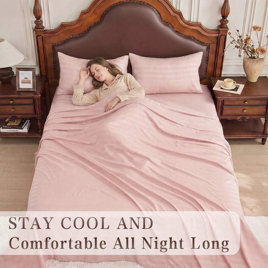 مجموعة أغطية سرير مخططة للتبري - مراجعة Fitted Sheet Deep وسعره