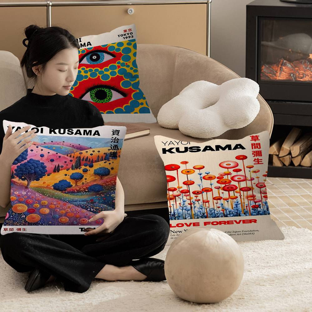 غطاء وسادة ملون بتصميم ياباني  - مراجعة Japanese Home Textiles وسعره