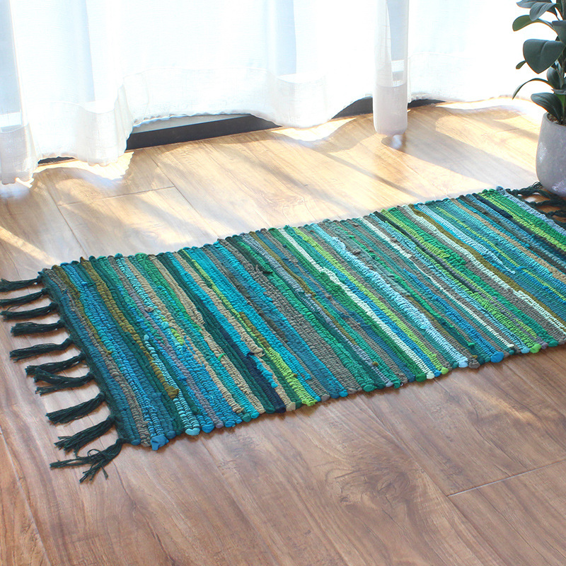 خمر الخشب طباعة الحصير ممسحة ل - مراجعة Japanese Home Textiles وسعره