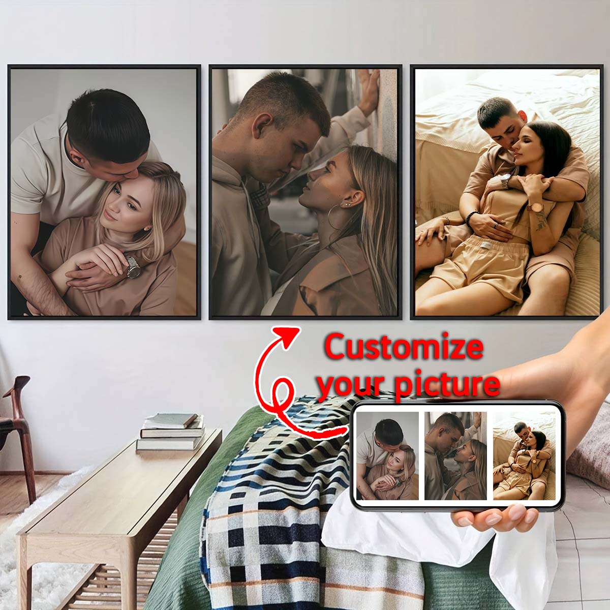لوحة ثلاثية الأبعاد - إطار خشب - مراجعة Textiles For Home وسعره