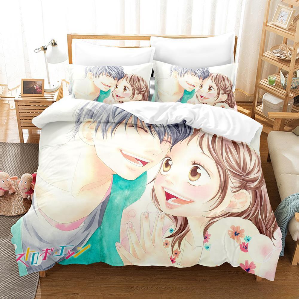 ثلاثية الأبعاد طباعة أنيمي آو  - مراجعة Home Textiles Bedding وسعره