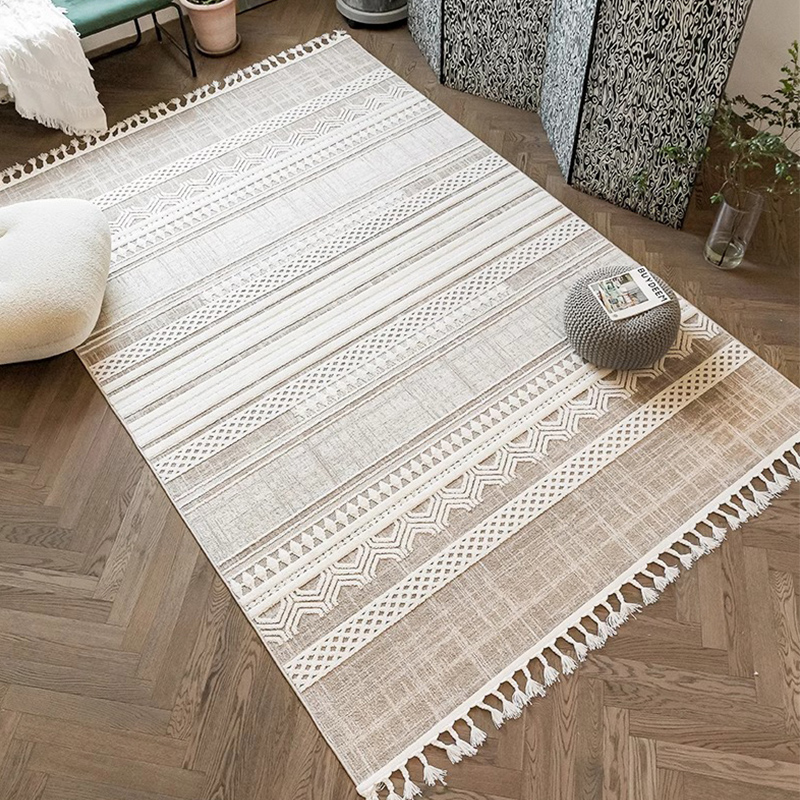 سجادة منطقة مغربية منسوجة يدوي - مراجعة Japanese Home Textiles وسعره