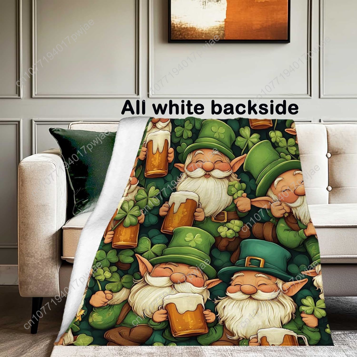 بطانية رمي جنوم لعيد القديس با - مراجعة Home Textiles Blanket وسعره