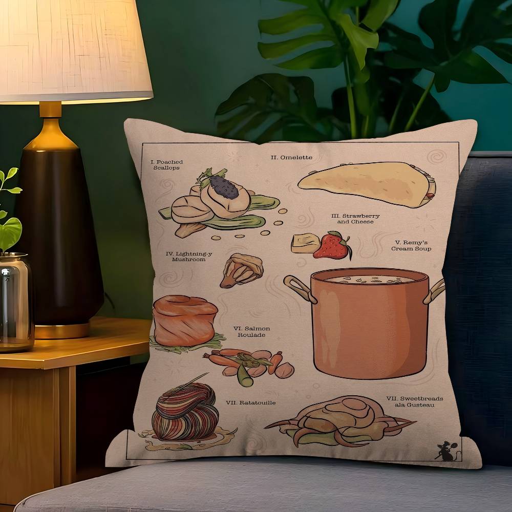 غطاء وسادة مخصص بتصميم طعام يا - مراجعة Japanese Home Textiles وسعره