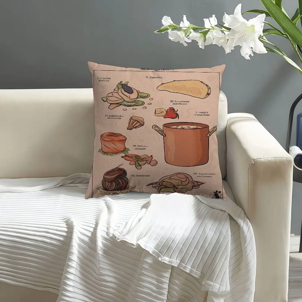 غطاء وسادة مخصص بتصميم طعام يا - مراجعة Japanese Home Textiles وسعره