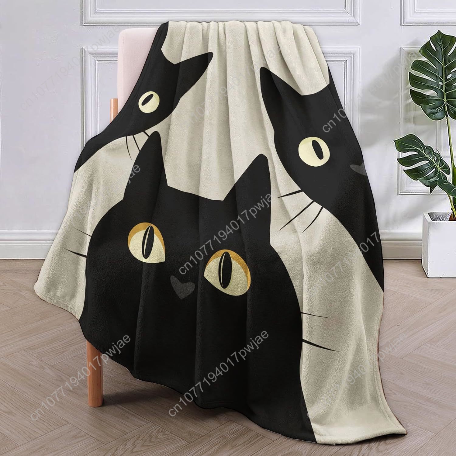 مضحك القط بطانية هدايا للنساء  - مراجعة Home Textiles Blanket وسعره