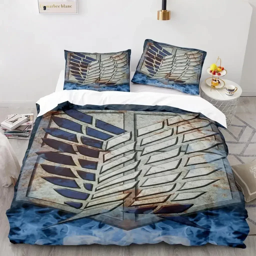 طقم سرير مطبوع بتصميم أنيمي هج - مراجعة Home Textiles Bedding وسعره